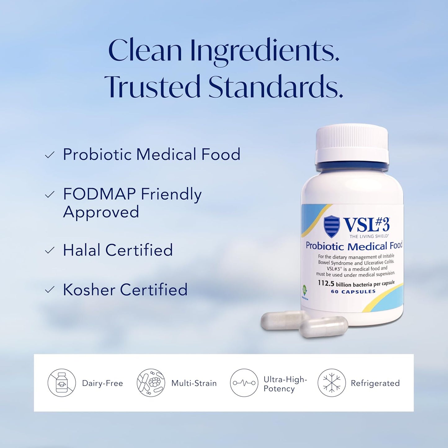 VSL#3® High-Potency Probiotic Medical Food, Dietary Management of IBS & UC