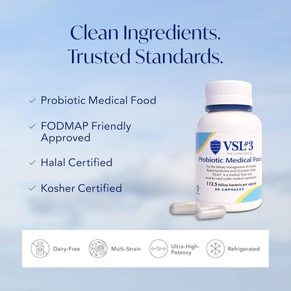 VSL#3® High-Potency Probiotic Medical Food, Dietary Management of IBS & UC