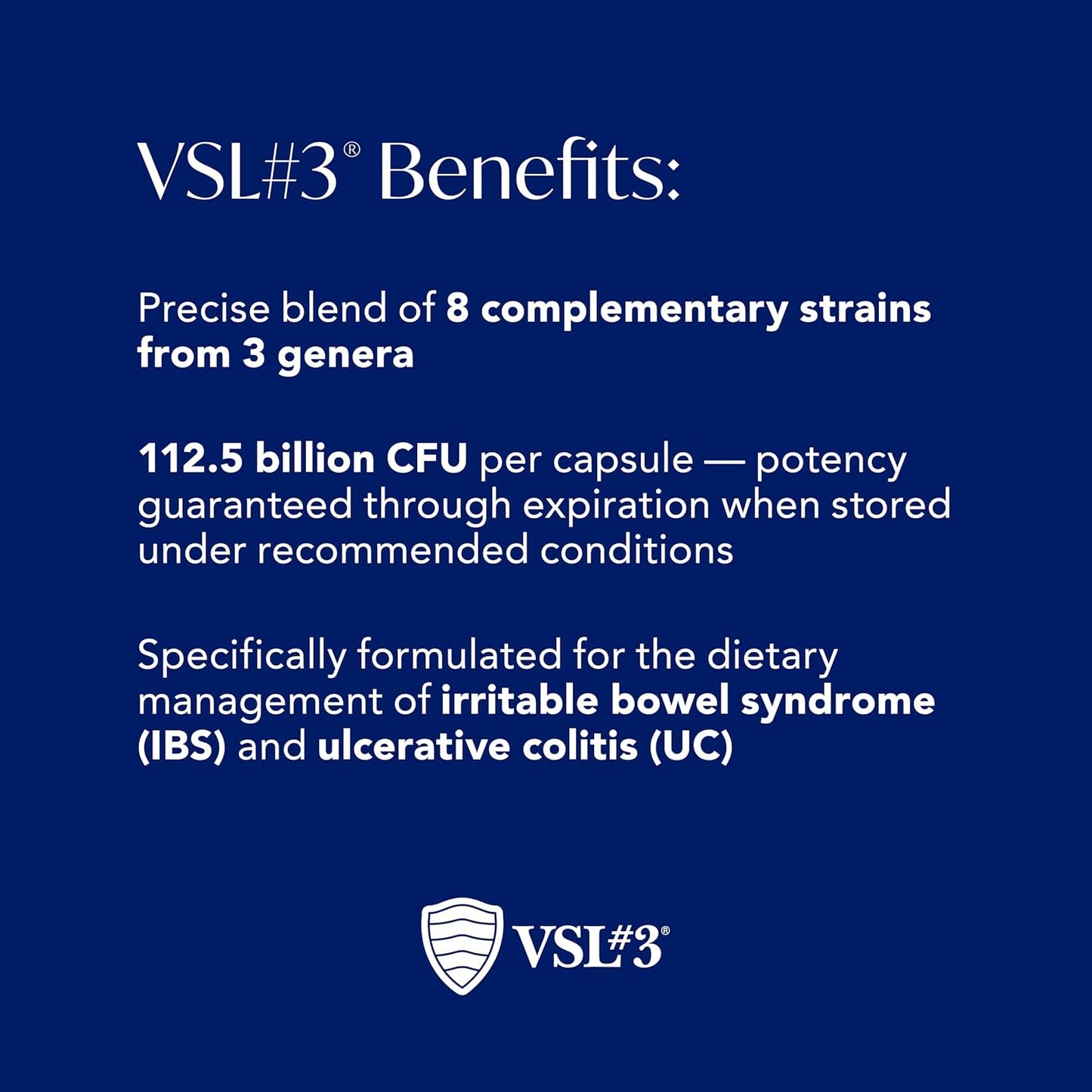 VSL#3® High-Potency Probiotic Medical Food, Dietary Management of IBS & UC