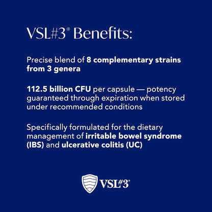 VSL#3® High-Potency Probiotic Medical Food, Dietary Management of IBS & UC